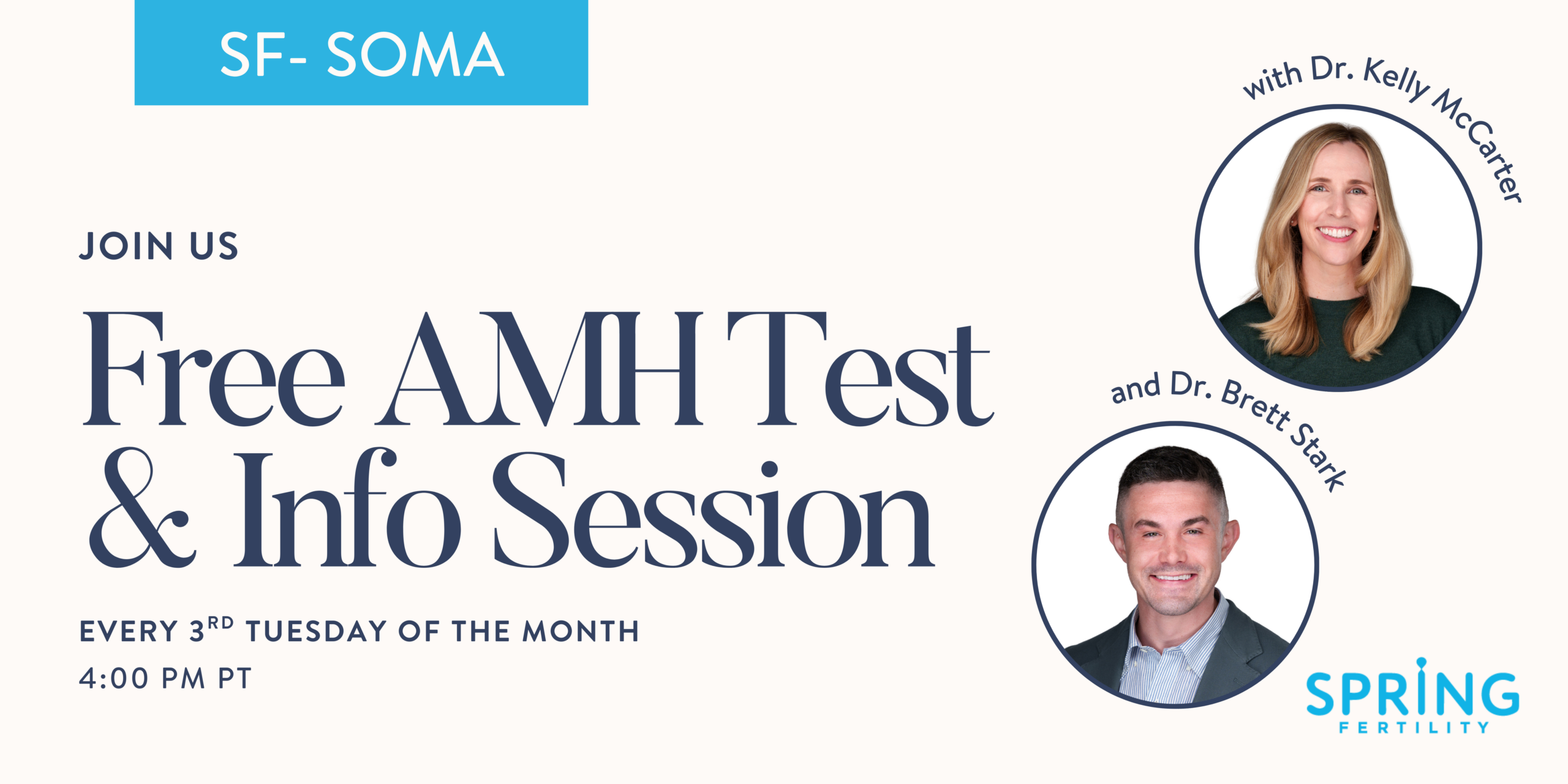 Free AMH Test & Info Session (San Francisco - SOMA)