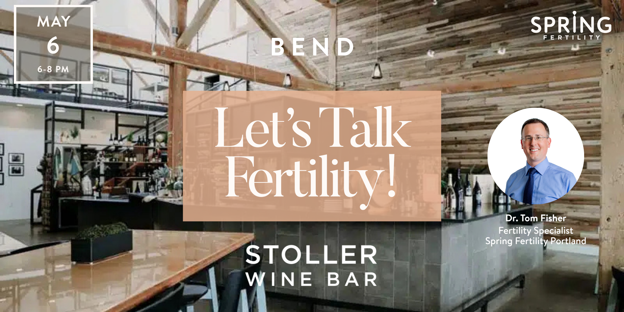 Let's Talk Fertility @ Stoller Wine Bar Bend